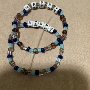 Two NEW Stretch Bead Bracelets